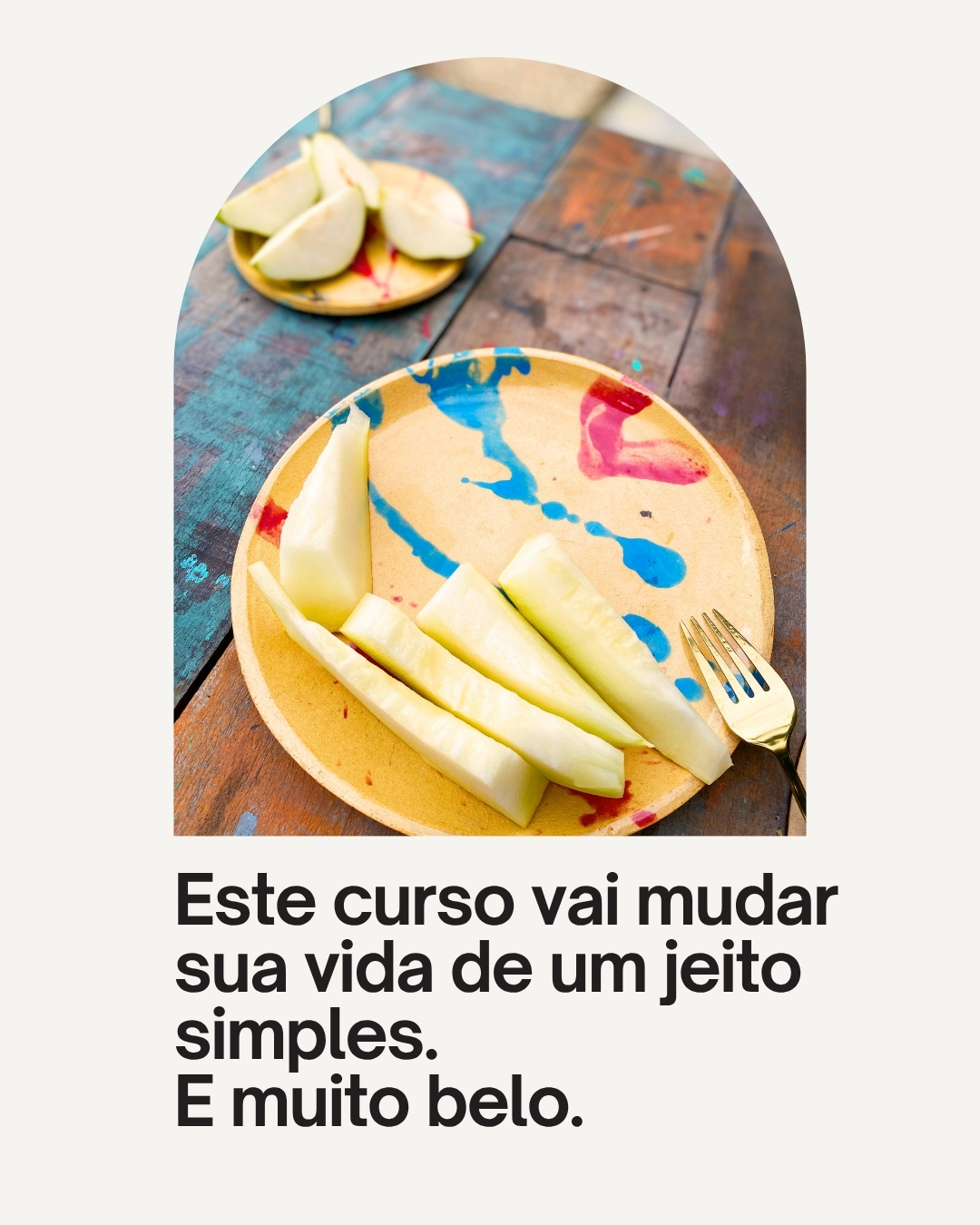 Frutas com arte
